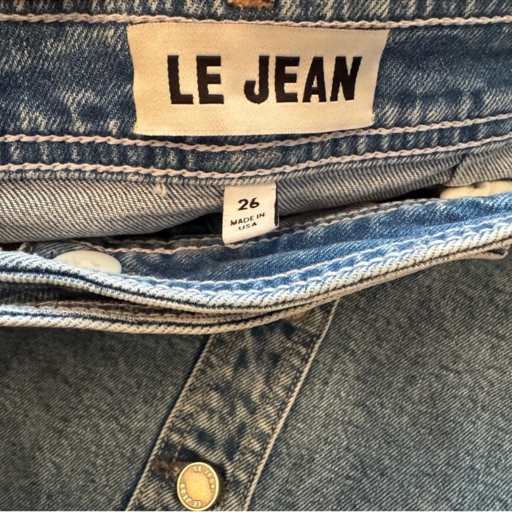 LE JEAN By Charlie Gay Alexis Mini Skirt Size 26 - Picture 6 of 9